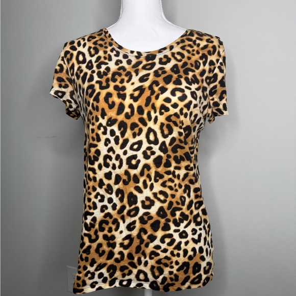 PINK Victoria’s Secret Leopard Print Tee | Size Small - Picture 1 of 4